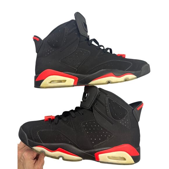 Air Jordan 6 Retro Infrared 2019 Black Size 11 - Authentic main image 7